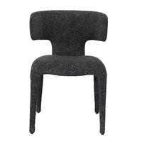 CAPO CHAIR FABRIC BLACK METAL E1 PRC