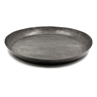 FADE TRAY ALUMINIUM BLACK D53xH5,5cm IN