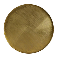 TOTALE COFFEE TABLE SET 2PCS METAL BRASS ANTIQUE BLACK 76x76xH43,5cm IN