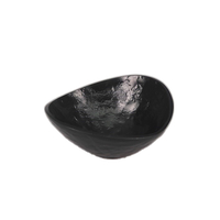 CURVE BOWL ALUMINIUM BLACK 16x15,5xH7,5cm IN