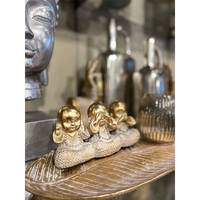 MAHATMA DECO POLYRESIN GOLD 43,5x16xH11cm PRC