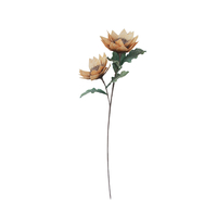 VEGUR 3 ARTIFICIAL FLOWER EVA FOAM BEIGE BROWN H10
