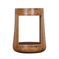 GATE SIDE TABLE WOOD MANGO NATURAL 34x34xH46cm IN