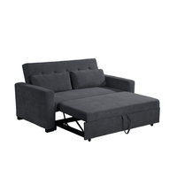 NUOVO SOFA BED 2SEAT FABRIC ANTHRACITE 24 E1 PRC