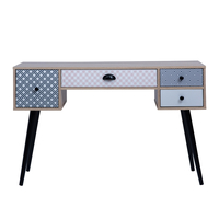EZRA CONSOLE MELAMINE SONOMA WITH PATTERN BLACK 120x40xH75cm E1 PRC