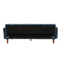 COTTLE SOFA BED 3SEAT FABRIC BLUE E1 PRC