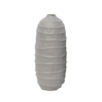 CEMENTO VASE CERAMIC GREY D14,3xH33cm PRC