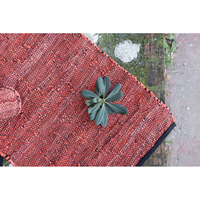 MAROCCO CARPET LEATHER ORANGE 60x90cm IN