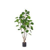 MONEY POCKET ARTIFICIAL PLANT IN POT PE GREEN H120