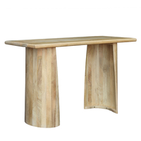 SPIRAL CONSOLE WOOD MANGO NATURAL 130x40xH76cm IN