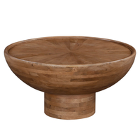 MOSI COFFEE TABLE WOOD MANGO NATURAL 80x80xH40cm IN
