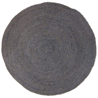 RONDO CARPET JUTE BLUE 120x120cm IN