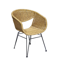 HAVANA CHAIR PE WOVEN NATURAL BLACK 59x64xH80cm PRC
