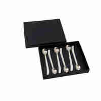 CURVE SPOON STEEL SILVER 13x2,5xH1cm IN