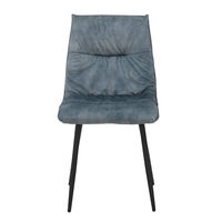 LINEA CHAIR FABRIC WATER GREEN METAL BLACK E1 PRC