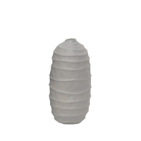 CEMENTO VASE CERAMIC GREY D13xH26cm PRC