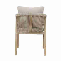 TERRAZZO CHAIR WOOD ACACIA BEIGE 66x55xH75cm VN