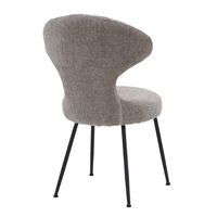 FUNGO CHAIR FABRIC BEIGE METAL BLACK E1 PRC