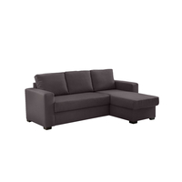ALDO CRISTIANO SOFA BED REVERSABLE CORNER EASY CLEAN FABRIC GREY E1 EU
