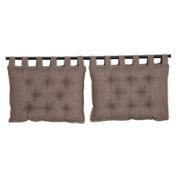 HANG HEADBOARD PILLOW SET 2PCS FABRIC GREY BROWN T