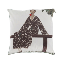 LIZA DECOR CUSHION FABRIC VELVET MULTICOLOR 45x45c