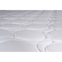 DEAL SET BED WITH STORAGE AND MATTRESS FABRIC BEIGE E1 TR