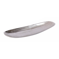 RICUS BOWL ALUMINIUM SILVER 65x17xH4cm IN