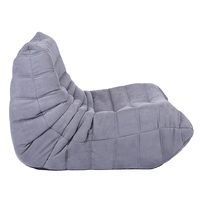 COMODO POUF FABRIC GREY LIGHT FOAM E1 PRC