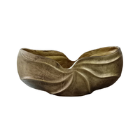 IWA 2 VASE ALUMINIUM GOLD ANTIQUE 39x9xH19cm IN