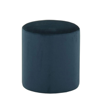 CYLINDER STOOL FABRIC BLUE E1 PRC