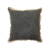 GROUND 1 DECOR CUSHION FABRIC GREY 45x45 IN