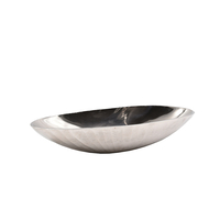 CIOTO BOWL ALUMINIUM SILVER 37x15xH8cm IN