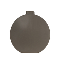 FLAT VASE CERAMIC GREY MATTE 31x4xH32cm PRC