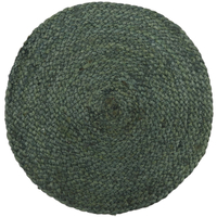 RONDO CARPET JUTE GREEN 120x120cm IN