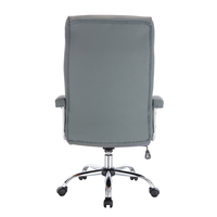 COMFY CHAIR DESK FABRIC BLUE METAL CHROME 66,5x67,