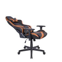 DYSKORD GAMING CHAIR DESK FABRIC BLACK NYLON CAMEL METAL 50x74xH137cm PRC