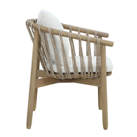 CORDA CHAIR CUSHION WOOD ACACIA NATURAL WHITE 63,5