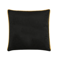 CREYR DECOR CUSHION VELVET MULTICOLOR BLACK 45x45c