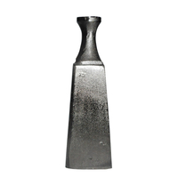 GLORY VASE ALUMINIUM BLACK D10xH30cm IN