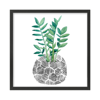 BILIA PAINTING SET 2PCS MDF MULTICOLOR PAPER FRAME