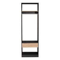 SYSTEM WARDROBE HANGING BAR METAL NICKEL METAL 59.5x2x3