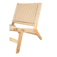 OMA ARMCHAIR WOOD RUBBERWOOD NATURAL WATER ROPE PRC