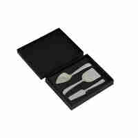 CURVE SERVING SET STEEL SILVER 16,5x5xH0,5cm IN