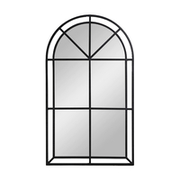 FINESTRA MIRROR WALL METAL BLACK 70xH120cm PRC