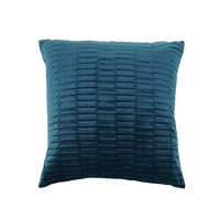 REPOUSSE DECOR CUSHION VELVET POLYESTER BLUE 45x45