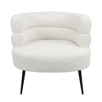PAVLOVA ARMCHAIR FABRIC WHITE WOOD E1 PRC