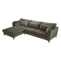FOREVER SOFA CORNER LEFT EASY CLEAN FABRIC ELEPHANT E1 EU