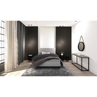 RINGO MIRROR WALL MDF BLACK 60x7,5xH60cm E1 PRC