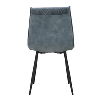 LINEA CHAIR FABRIC WATER GREEN METAL BLACK E1 PRC