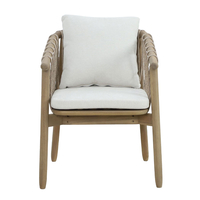 CORDA CHAIR CUSHION WOOD ACACIA NATURAL WHITE 63,5